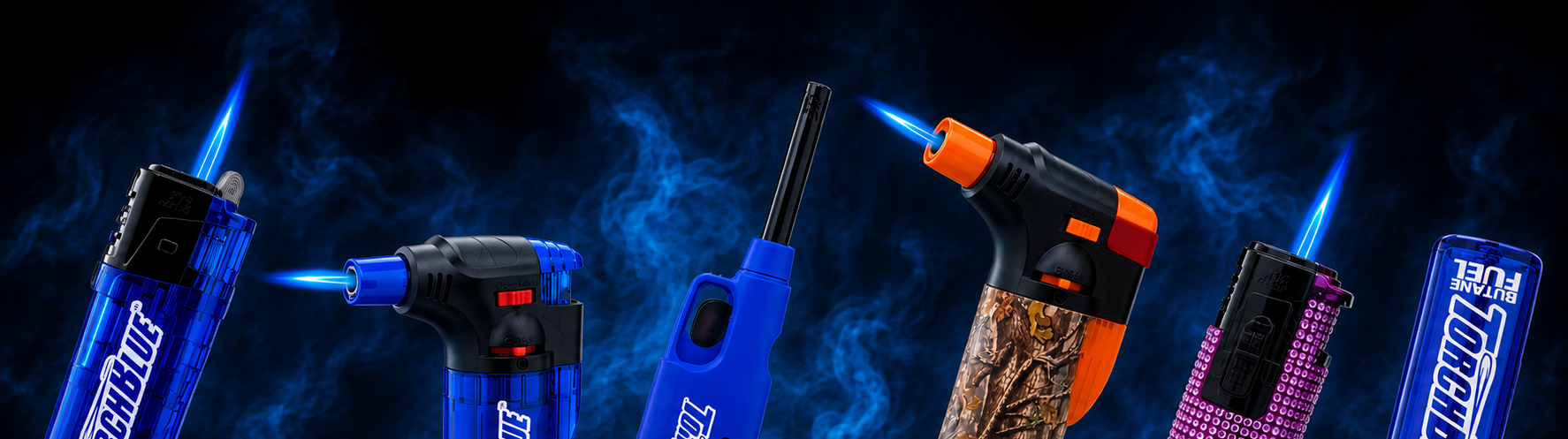 ミニキャンドルブルー　a-13-i TORCH BLUE🔥 - NOVELTY INC WHOLESALE