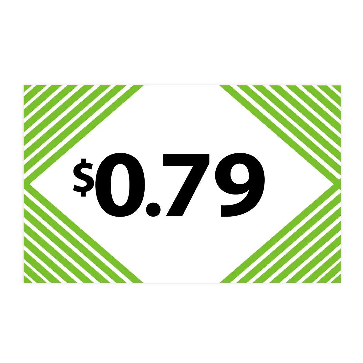 Merchandising Fixture - $0.79 Retail Tags 25 Pack 978290 NOVELTY INC