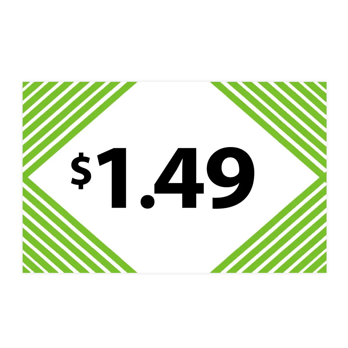 Merchandising Fixture - $1.49 Retail Tag 25 Per Pack 978310 NOVELTY INC