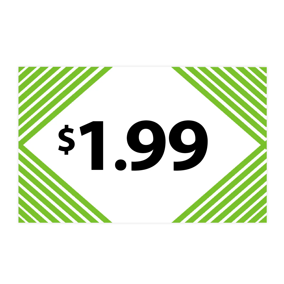 Merchandising Fixture - $1.99 Retail Tag 25 Per Pack 978320 NOVELTY INC