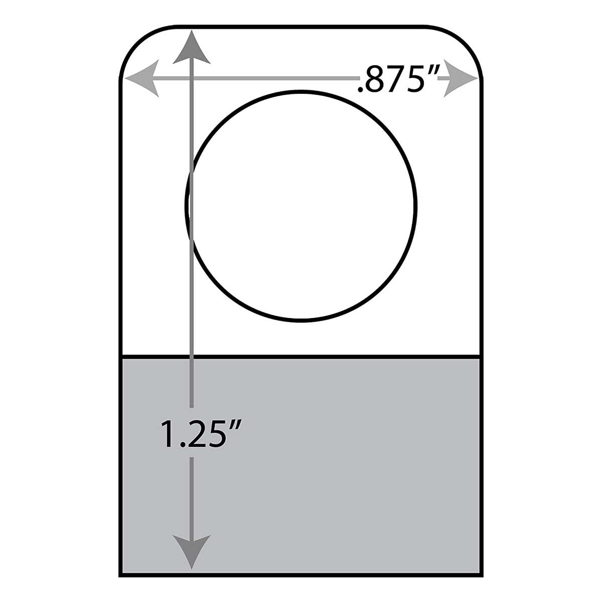 Merchandising Fixture - Adhesive Hang Tabs Sheet 975230 NOVELTY INC