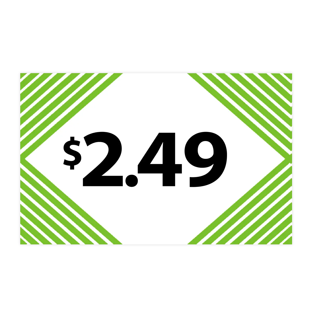 Merchandising Fixture - $2.49 Retail Tag 25 Per Pack 978330 NOVELTY INC