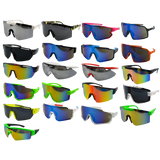 Sunglasses Sport Shieldz Assortment Floor Display - 24 Pieces Per Retail Ready Display 88443