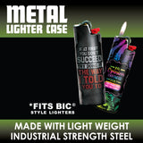 Metal Lighter Case - 12 Pieces Per Retail Ready Display 23785