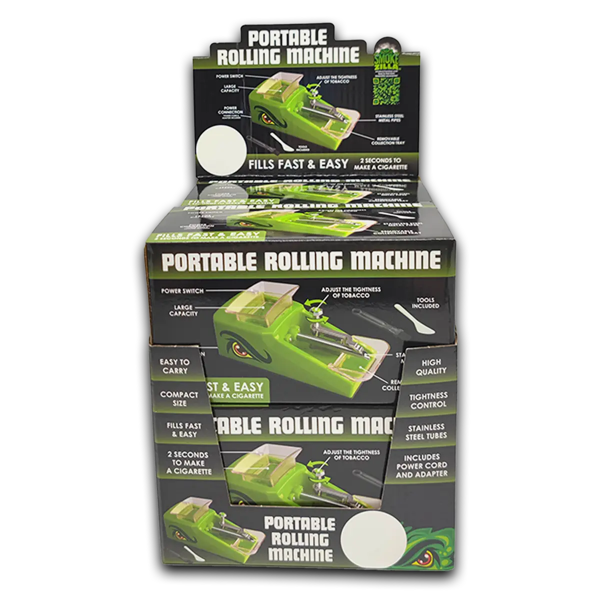 Automatic Tobacco Packing Machine - 4 Pieces Per Retail Ready Display 23860 SMOKEZILLA