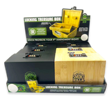Wood Locking Storage Box with Tray - 6 Pieces Per Retail Ready Display 23893
