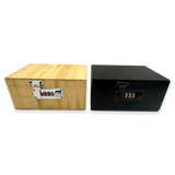 Wood Locking Storage Box with Tray - 6 Pieces Per Retail Ready Display 23893