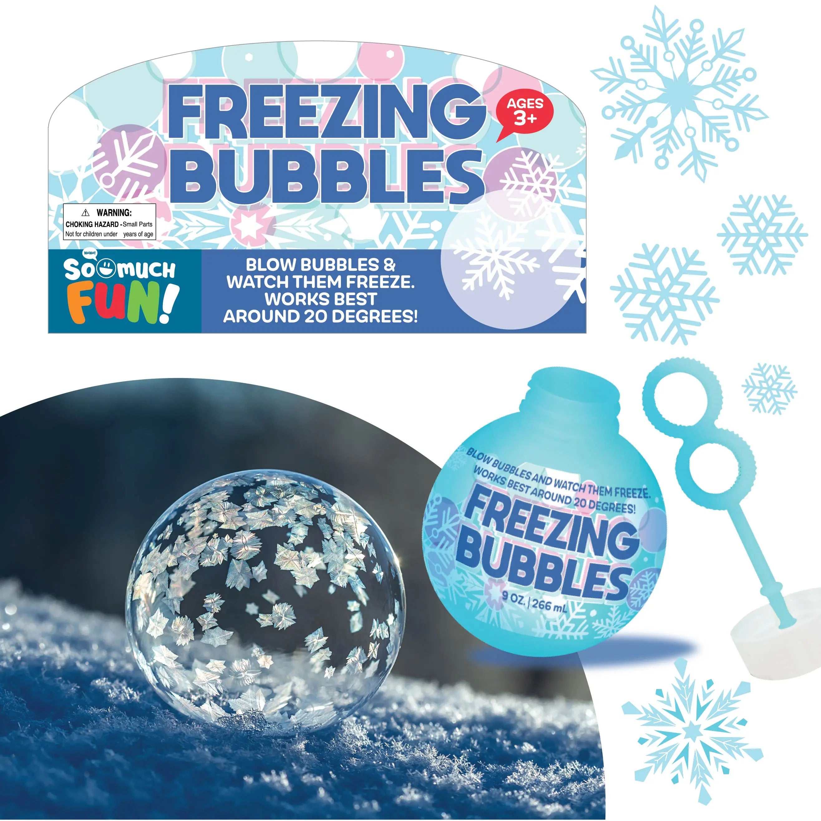 Freezing Bubbles - 12 Pieces Per Pack 24083 KIPP BROTHERS