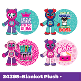 Wholesale Kids Blanket Plush - 8 Pieces Per Display 24395