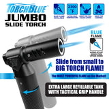 Jumbo Slide Torch Lighter - 6 Pieces Per Retail Ready Display 24547
