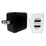 AC Wall Charger with Dual USB Port 2.4 Amp - 3 Pieces Per Pack 24629