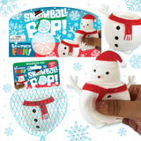 Snowman Pop Fidget Toy - 12 Pieces Per Pack 24690