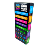 Car Mood Lighting with Remote - 6 Pieces Per Retail Ready Display 24694