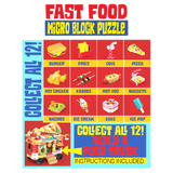 Micro Block Fast Food Set - 12 Pieces Per Retail Ready Display 24705
