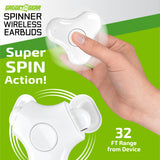 Wireless Earbuds with Fidget Spinner Case - 6 Pieces Per Retail Ready Display 25114