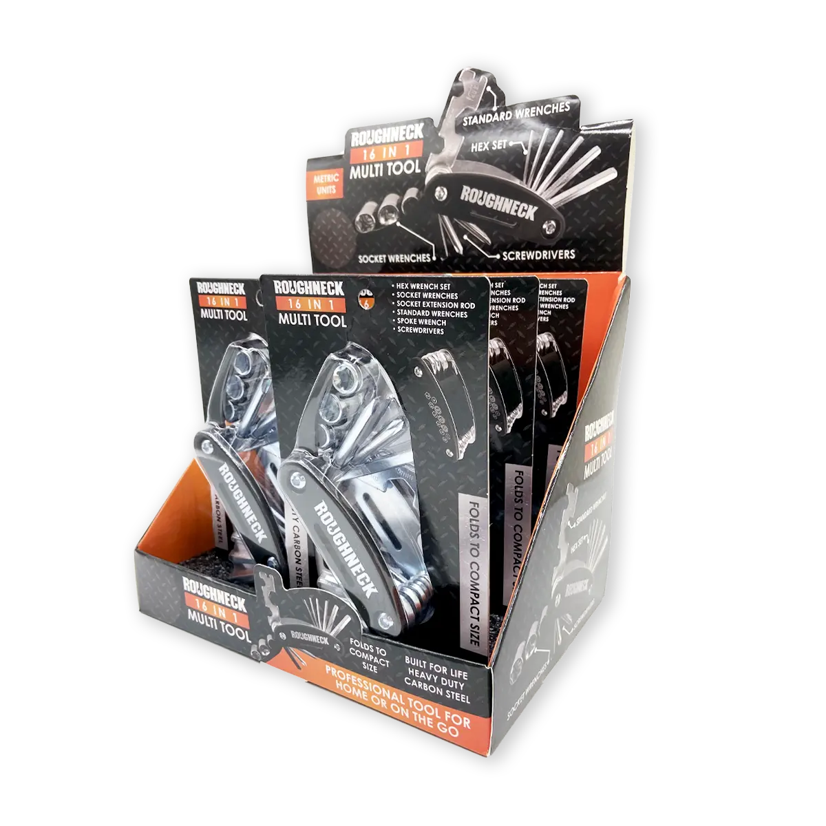 MultiTool 16in1 Travel 6 Pieces Per Retail Ready Display 25117