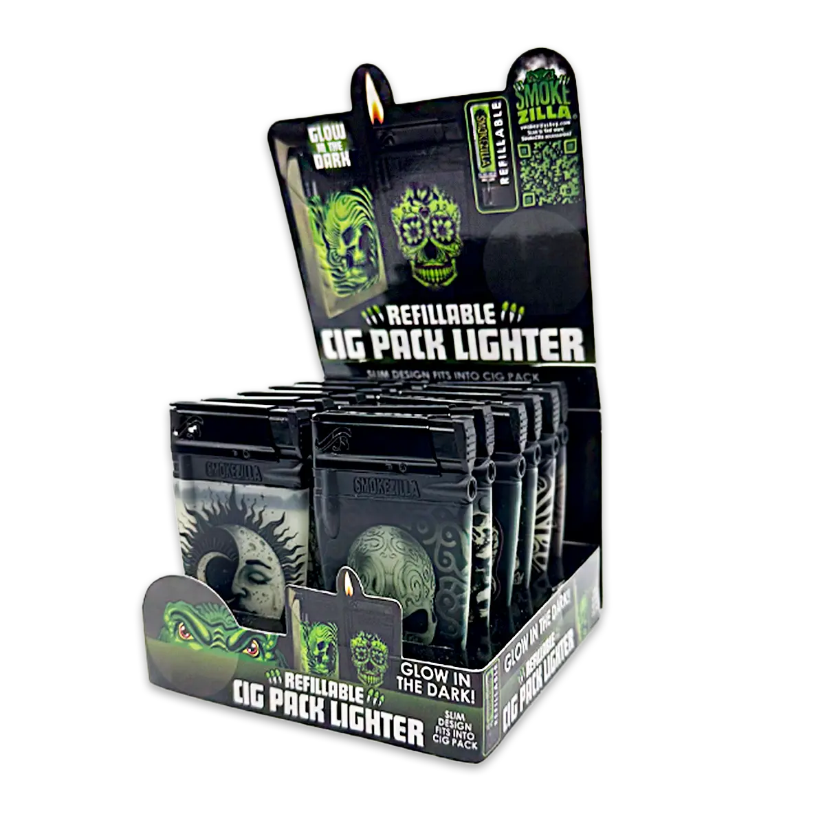 GID Cigarette Pack Thin Lighter - 12 Pieces Per Retail Ready Display GID Cigarette Pack Thin Lighter - 12 Pieces Per Retail Ready Display