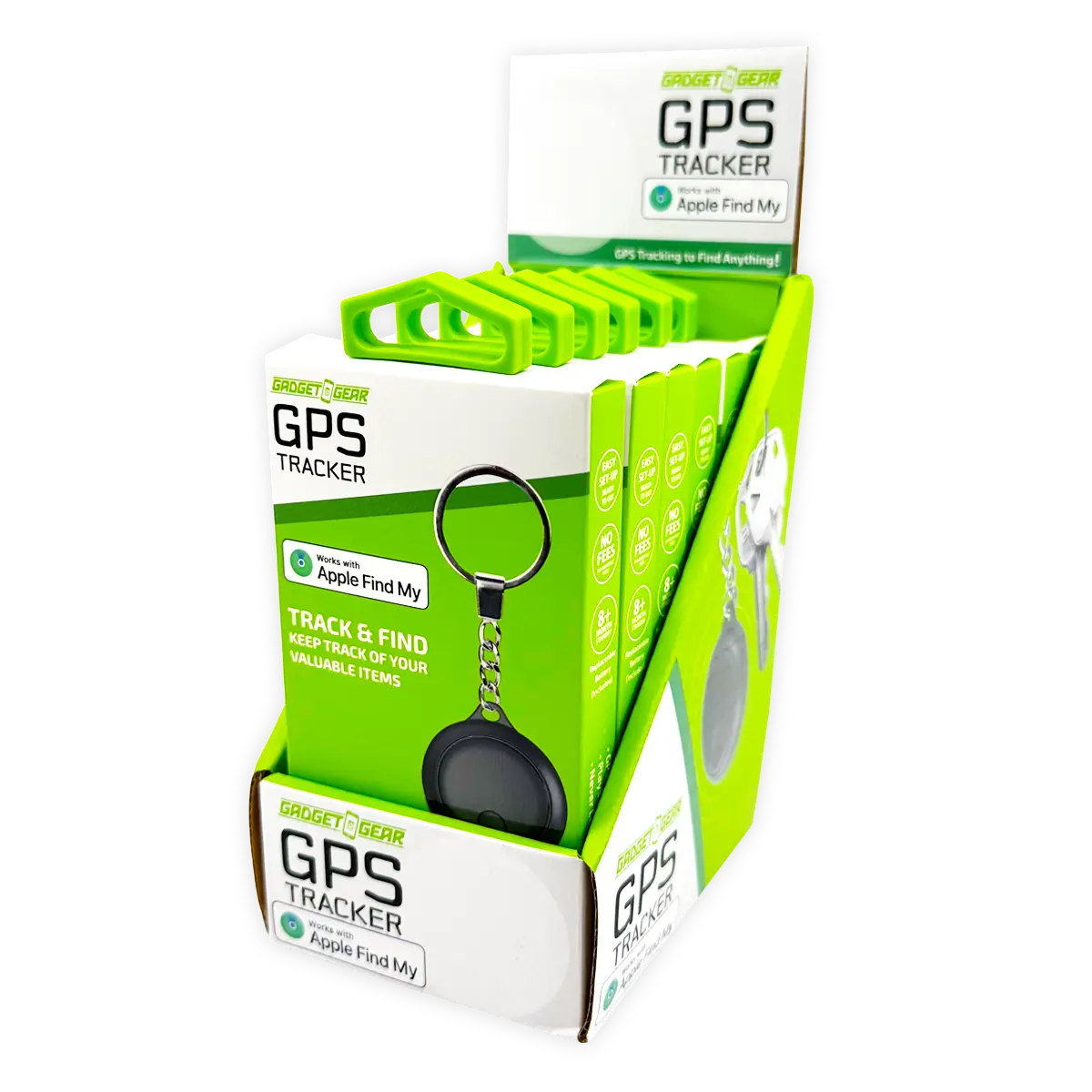 gadget gear Novelty Brands GPS Tracker Key Chain Apple Find My Compatible Tools