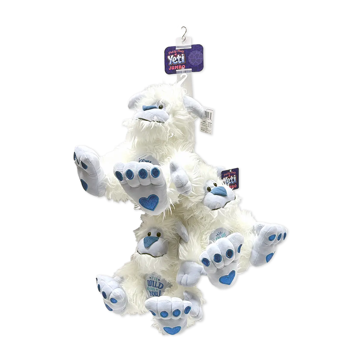 Jumbo Plush Snow Yeti - 3 Pieces Per Pack 25487 - NOVELTY INC Jumbo Plush Snow Yeti - 3 Pieces Per Pack 25487 - NOVELTY INC