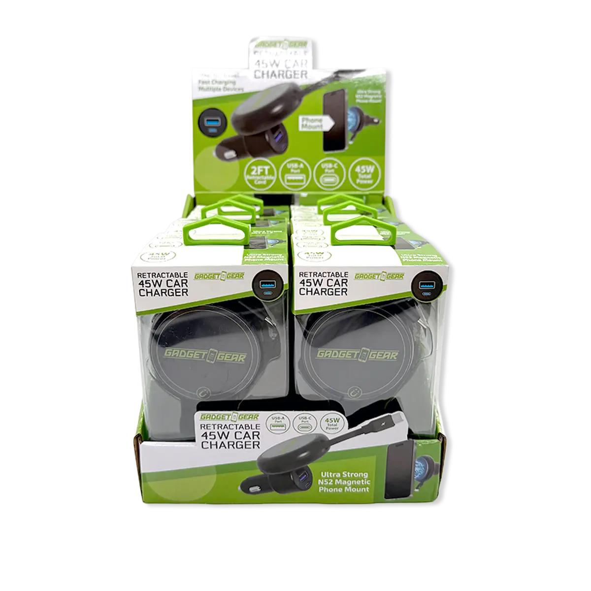 Car Charger and Wall Charger Combo Dual Port USB / USB-C 3.1 Amp