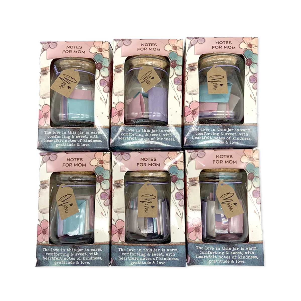 Blessing Notes Jar for Mom - 6 Pieces Per Retail Ready Display 25818 KIPP BROTHERS