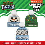 North Pole Fuzzies Yeti Gift Assortment Floor Display - 60 Pieces Per Retail Ready Display 88612 NOVELTY INC