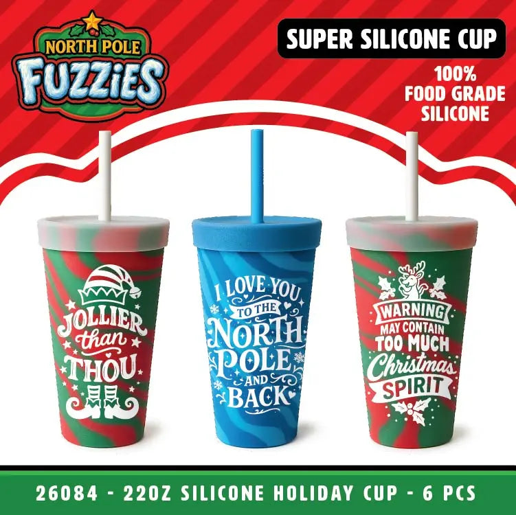 North Pole Fuzzies Yeti Gift Assortment Floor Display - 60 Pieces Per Retail Ready Display 88612 NOVELTY INC