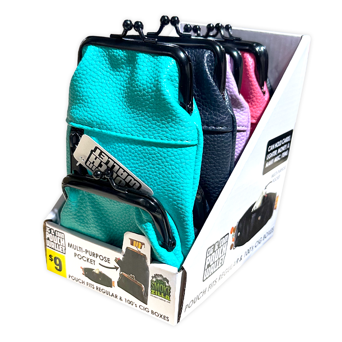 cigarette bag box Genuine leather anti-scratch protective storage case with lighter holder LIGHTER POCKET Cigarette Case Metal Tobacco Holder