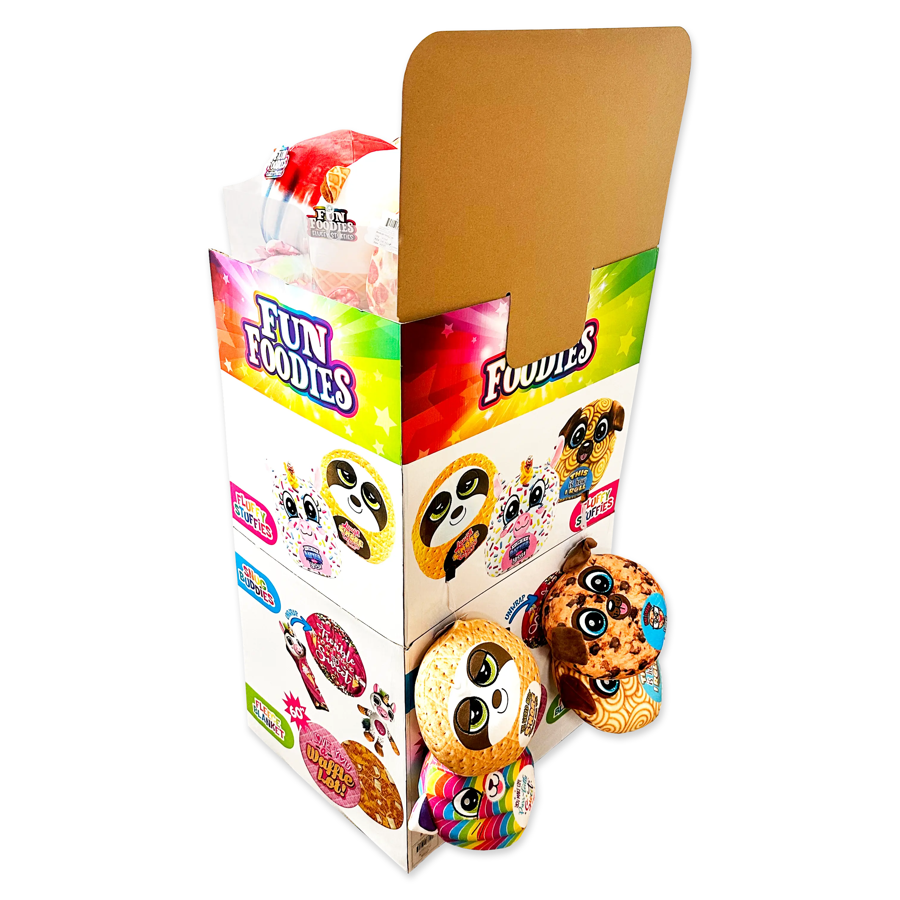 Blanket Plush Assortment Floor Display - 36 Pieces Per Retail Ready Display 88461 KIPP BROTHERS