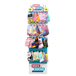 Sock Mix N Match Assorted Floor Display - 36 Pieces Per Retail Ready Display 88465 NOVELTY INC