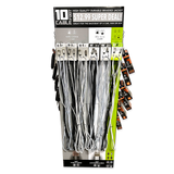 10FT Braided Sync and Charge Cable Assortment Floor Display - 36 Pieces Per Retail Ready Display 88479