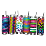 Insulated Drinkware Assortment Floor Display - 24 Pieces Per Retail Ready Display 88486 NOVELTY INC