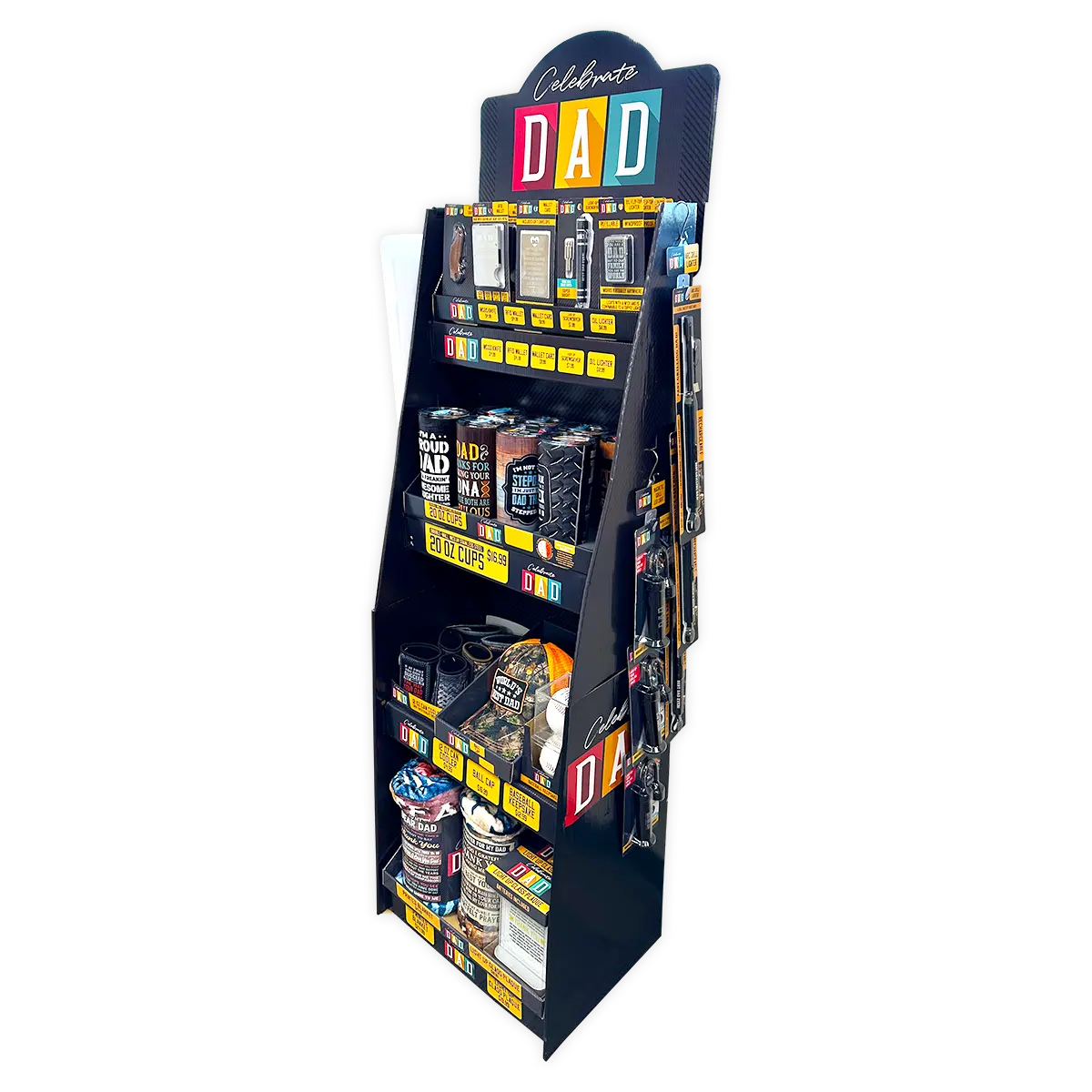 Father's Day Assortment Floor Display - 72 Pieces Per Retail Ready Display 88526 KIPP BROTHERS