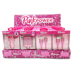 Car Charger / Wall Charger / Charging Cable Pink Power Assortment - 20 Pieces Per Retail Ready Display 88527 GADGET GEAR