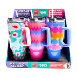 40 oz Insulated Stainless-Steel Patriotic Printed Cups - 12 Pieces Per Retail Ready Kit Display 88539 ROUGHNECK