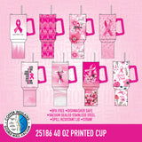 Breast Cancer Awareness Pink Support Squad Assortment Floor Display - 66 Pieces Per Retail Ready Display 88590