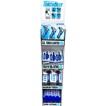 Butane Torch Lighters Assortment Floor Display - 30 Pieces Per Retail Ready Display 88673 TORCH BLUE