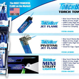 Torch Tower 2 - 3 Tier Countertop Assortment - 62 Pieces Per Retail Ready Display 88675 TORCH BLUE