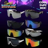 Sunglasses Refill Pack Sport Shieldz Assortment - 24 Pieces Per Pack 23516
