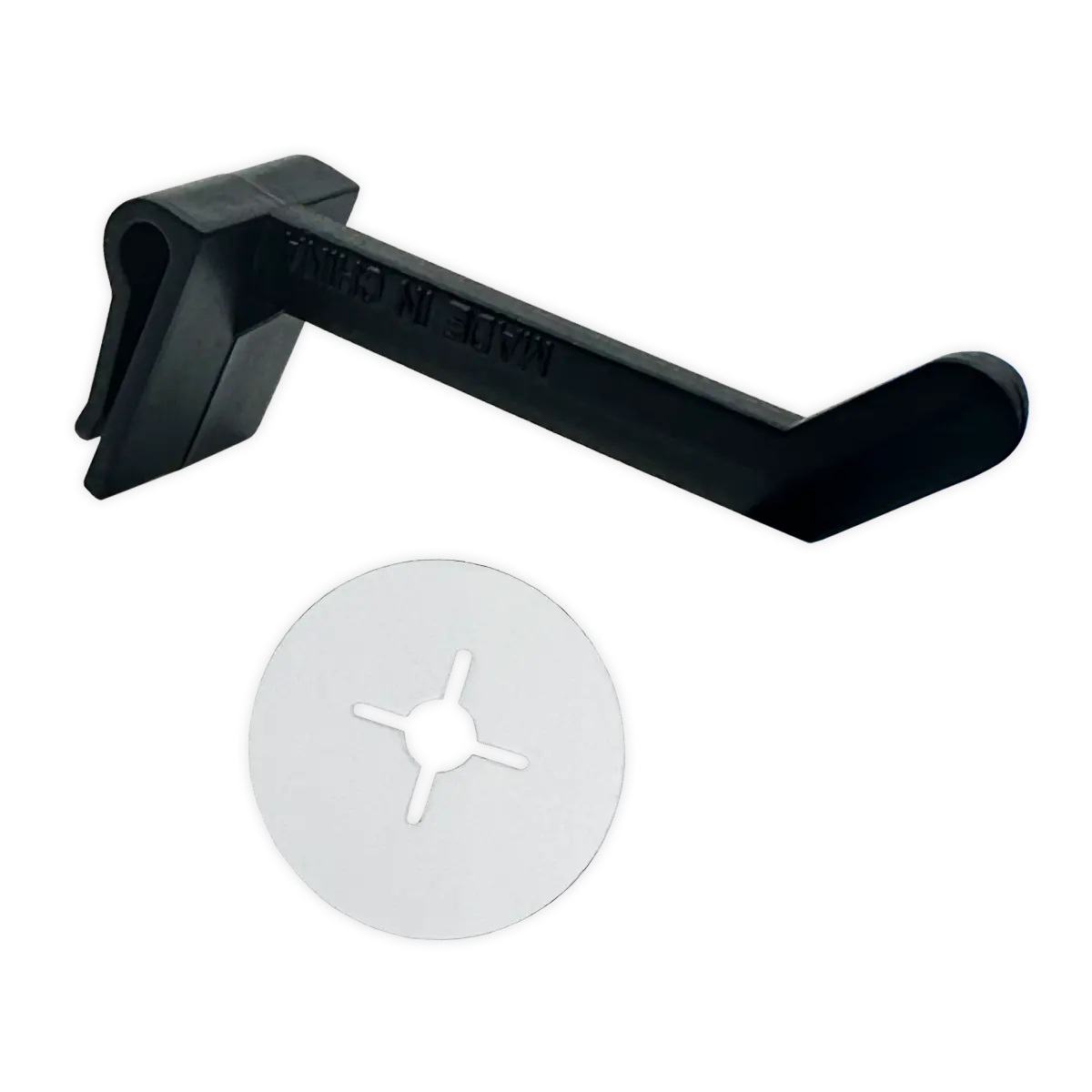 Merchandising Fixture - Short Black Plastic Peg with Peg Stop 21 Per Pack 986070 NOVELTY INC