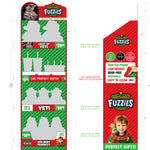 North Pole Fuzzies Yeti Gift Assortment Floor Display - 60 Pieces Per Retail Ready Display 88612 NOVELTY INC