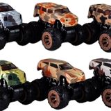 Friction Toy Car Monster Truck Assortment - 8 Pieces Per Retail Ready Display 20474