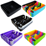 Silicone Ashtray with Assorted Colors - 8 Per Retail Ready Display 21757