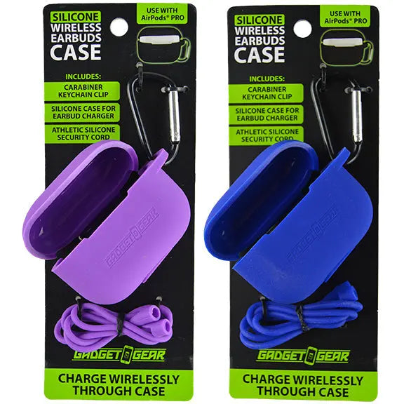 Earbud Case Silicone Assortment - 8 Pieces Per Retail Ready Display 88304 GADGET GEAR