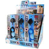 Aluminum Germ Free Key 18 Pieces Per Retail Ready Display 21890