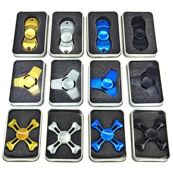 Fidget Spinner Metal with Gift Box - 12 Pieces Per Retail Ready Display 22214 KIPP BROTHERS