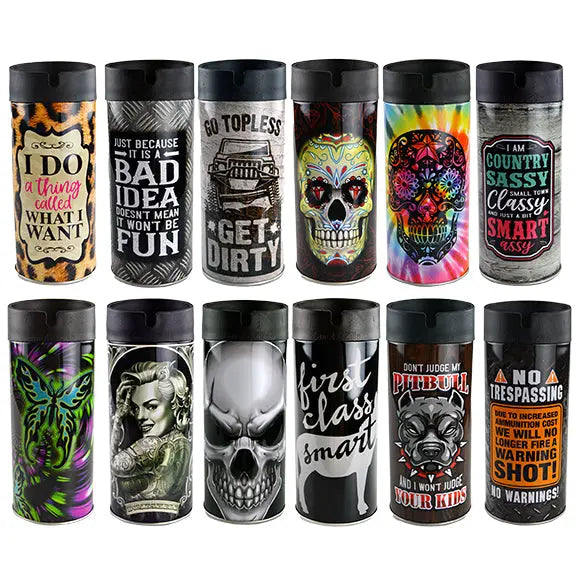 Metal Butt Bucket Ashtray - 12 Per Retail Ready Display 22370 SMOKEZILLA