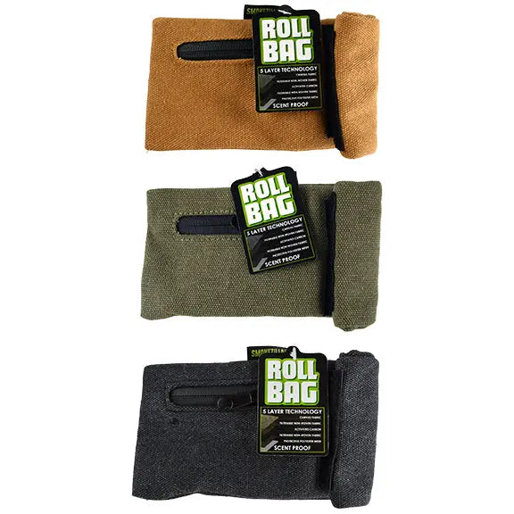 Smell Proof Canvas Roll Bag - 6 Pieces Per Retail Ready Display 22542 SMOKEZILLA