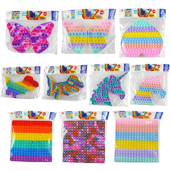 Pop Fidget Jumbo Shape Toy - 12 Pieces Per Retail Ready Display 22865 KIPP BROTHERS