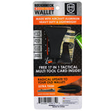 Metal RFID Blocking Ultra-Thin Wallet with Multi-Tool - 6 Pieces Per Retail Ready Display 22875